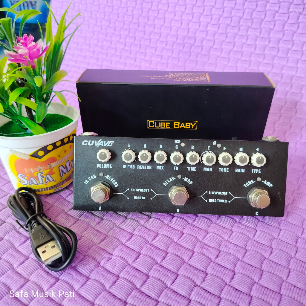 Cuvave Cube Baby Efek Gitar Normal, Original, Terawat, No Minus