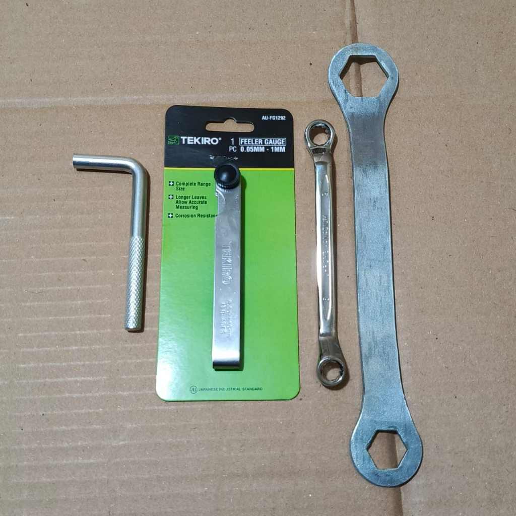 kunci klep motor tekiro / alat skir klep motor 13 blade / kunci tutup klep 17 24 / Kunci ring klep 8