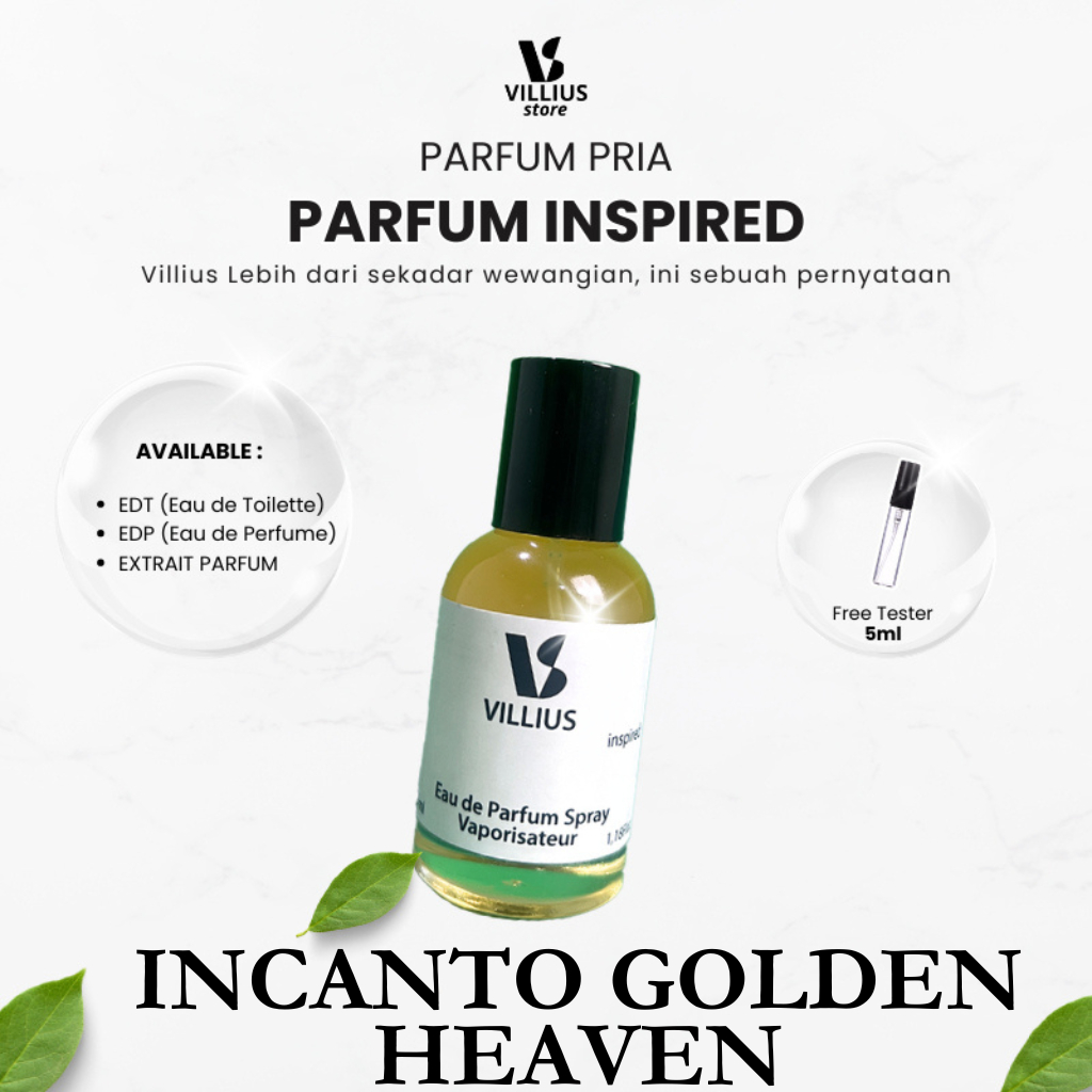 PARFUM WANITA TAHAN LAMA INCANTO GOLDEN HEAVEN - INSPIRED - BEST SELLER - BEST QUALITY - EDP WANGI T