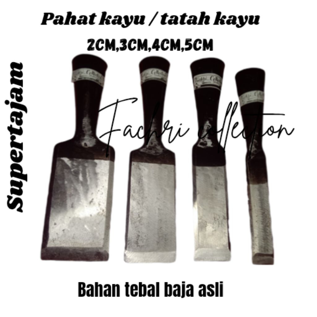 pahat kayu 1set 2cm3cm4cm5cm/ tatah kayu / alat ukir kayu / pahat kayu baja asli / tatah ukir baja a