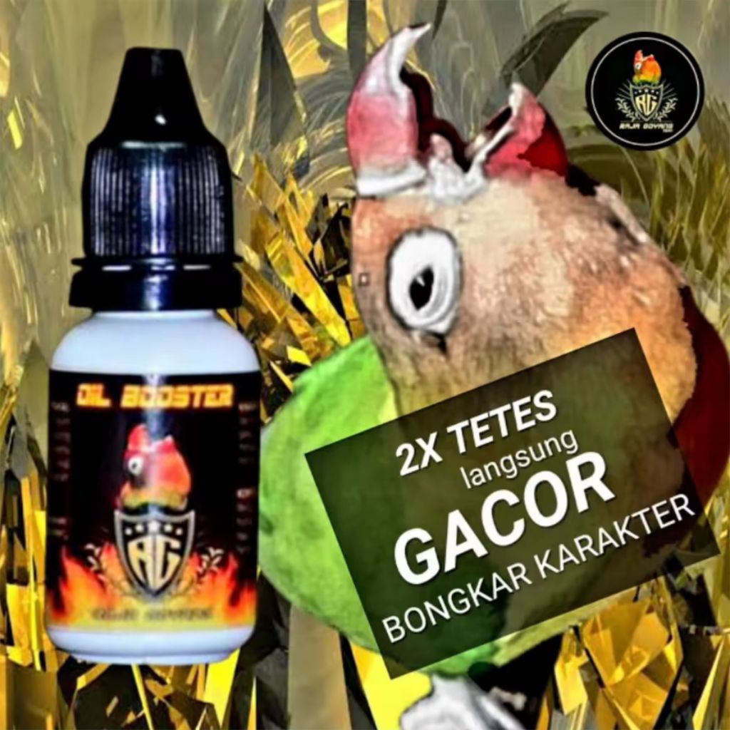 OIL BOOSTER RG/VITAMIN LOVEBIRD/DOPING BURUNG/VITAMIN LOVEBIRD KONSLET/RAJA OYANG/BAYAR DI TEMPAT