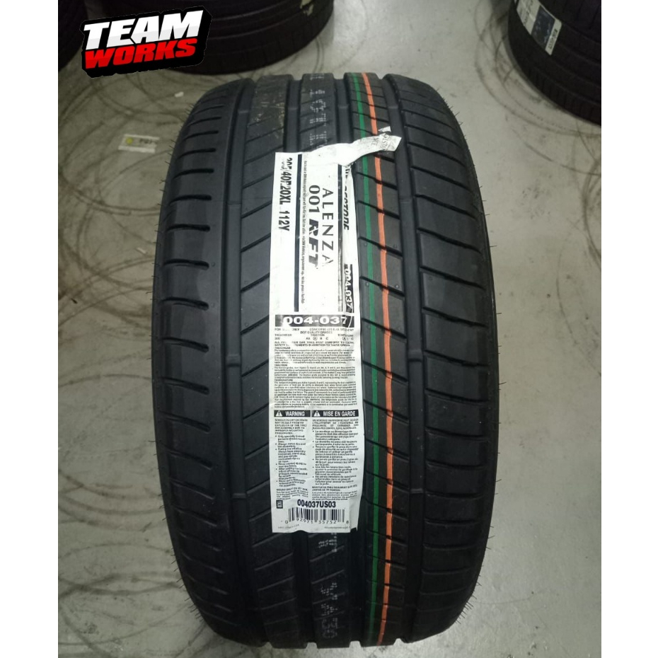 BAN MOBIL IMPORT RING 20 BRIDGESTONE ALEZA A001 RFT UKURAN 305 40 R20 BAN IMPORT BERKUALITAS
