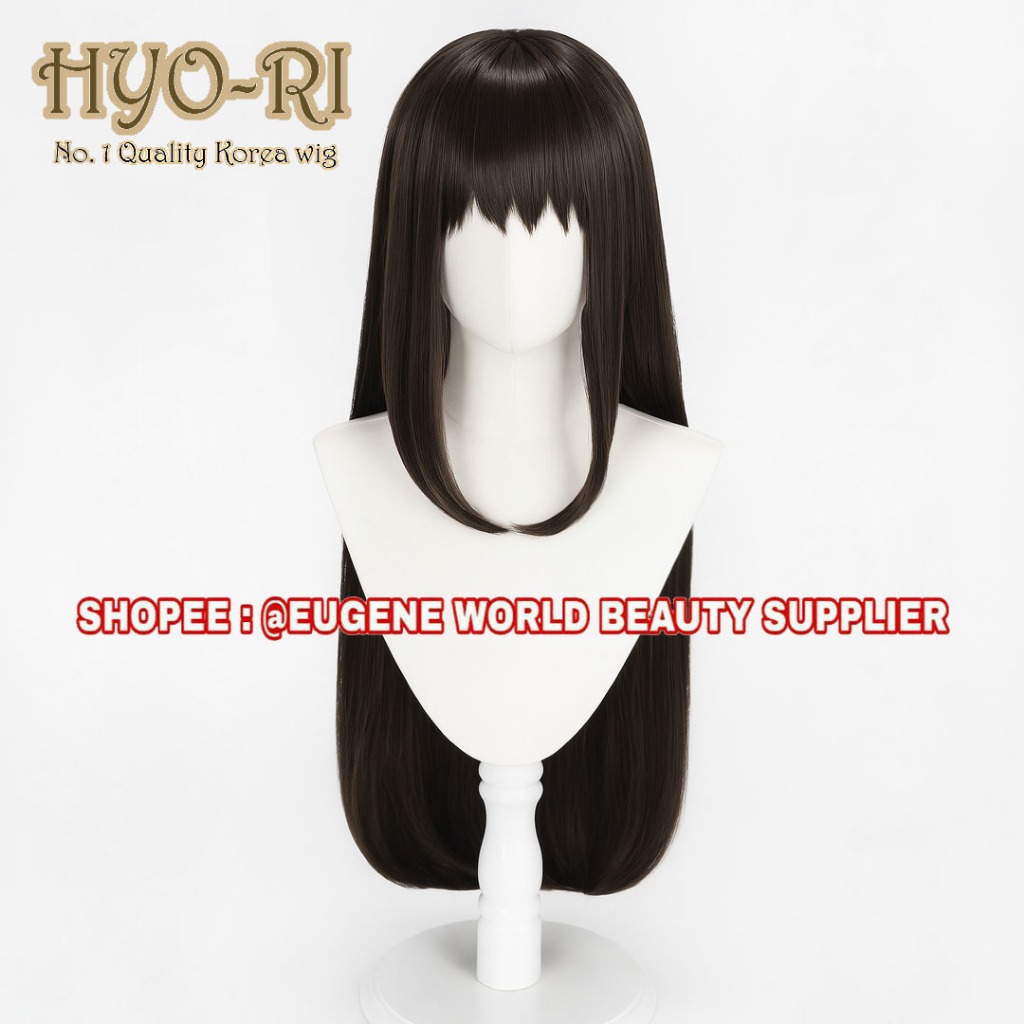 READY STOCK - WIG OSARAGI WIG COSPLAY ANIME SAKAMOTO DAYS WIG CEWE CEWEK WANITA PANJANG 1 METER LURU