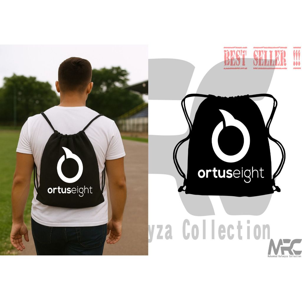 Tas Serut Stringbag Untuk Olahraga Sekolah Futsal main Bola Tas Serut Waterproof Pria Dan Wanita Ort