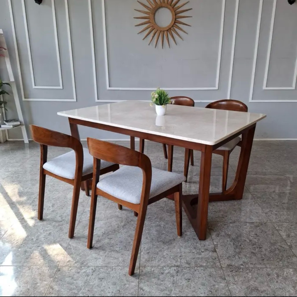 Set Meja Makan Minimalis Set Meja Makan Marmer Set Meja Makan Mewah Set Meja Makan Modern