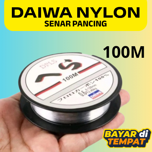 1Pcs Senar Pancing Daiwa Nylon 100 Meter