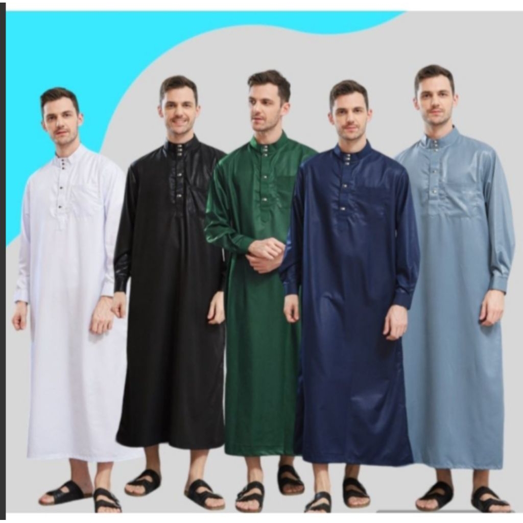 Jubah dubai /  Gamis Pria Lengan Panjang