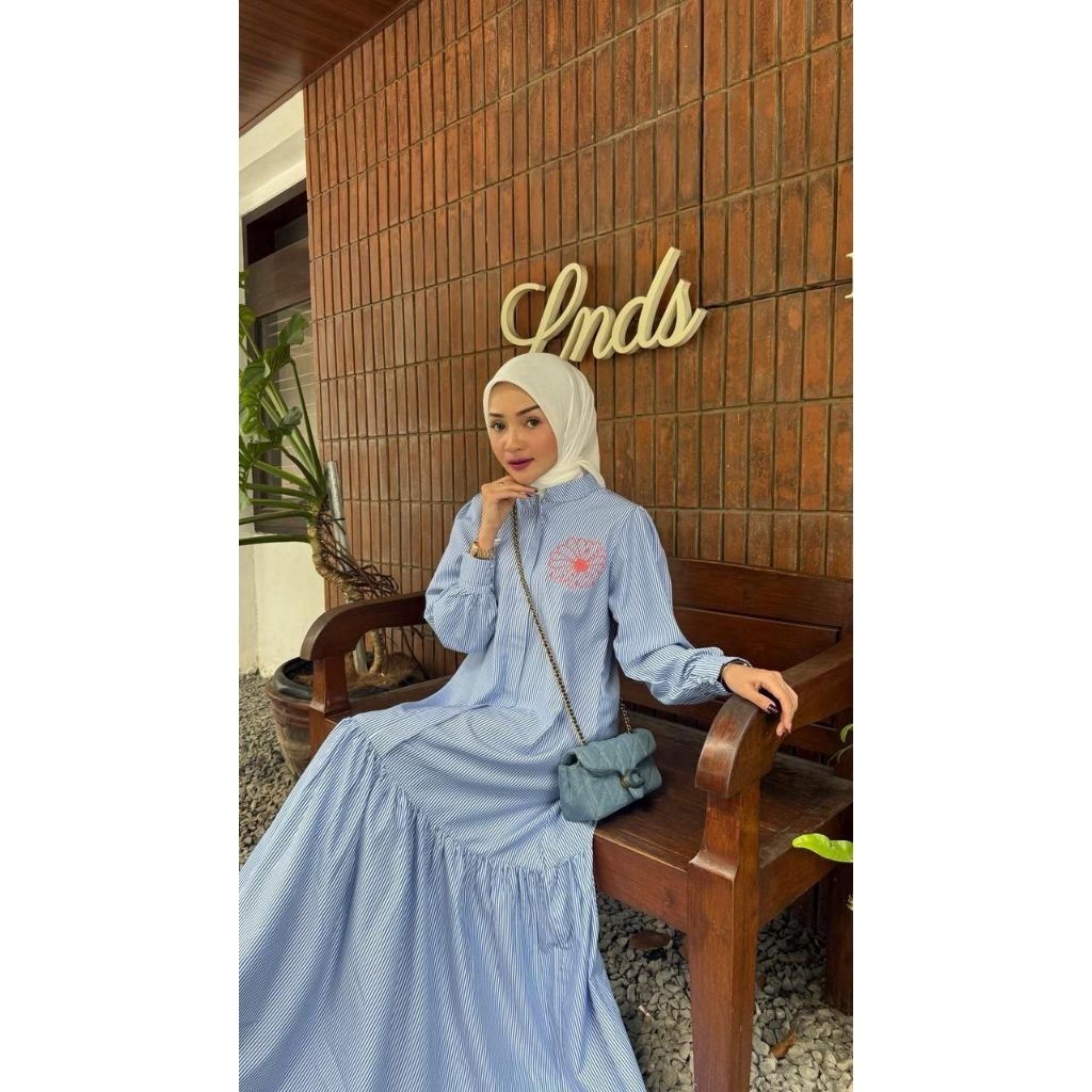 JENNA DRESS BY HALWA APPAREL//GAMIS TERBARU//HALWA APPAREL