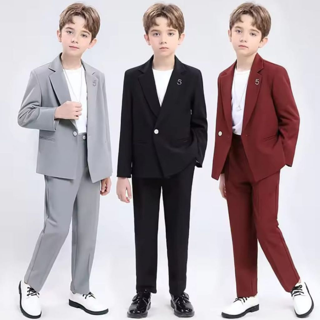 Setelan Jas anak model Slimfit Jas anak laki laki 2_14tahun