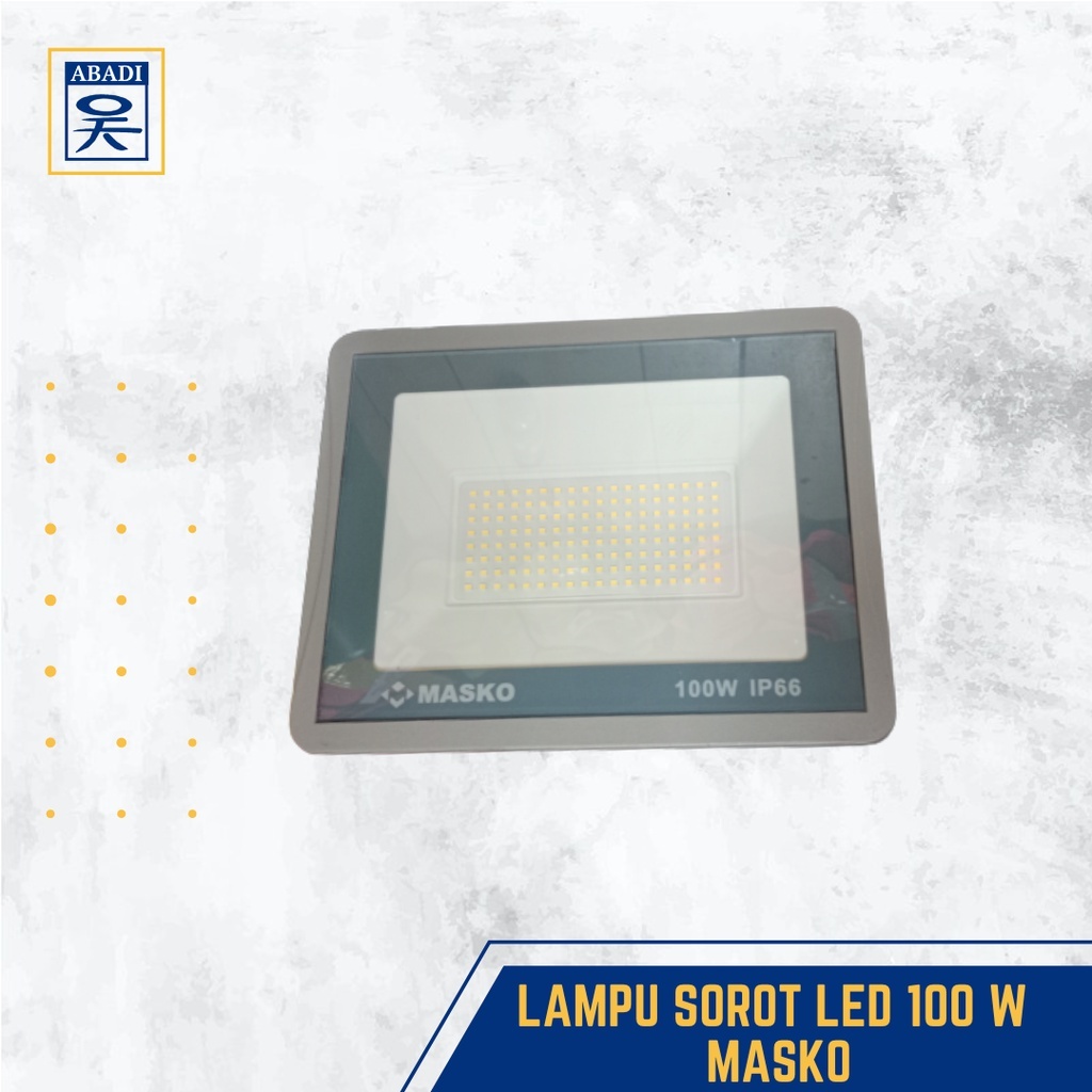 LAMPU SOROT LED 100 W MASKO