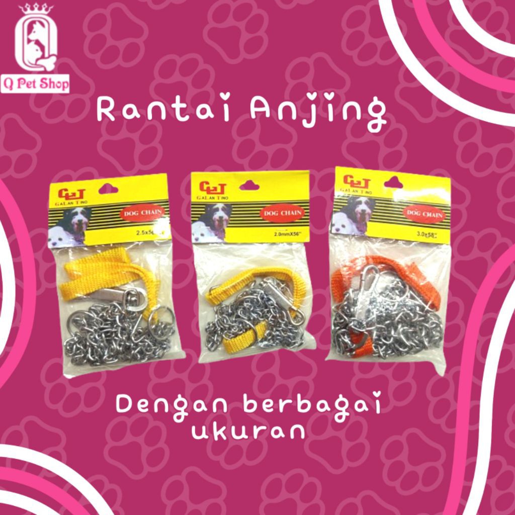 RANTAI ANJING BESI STAINLESS