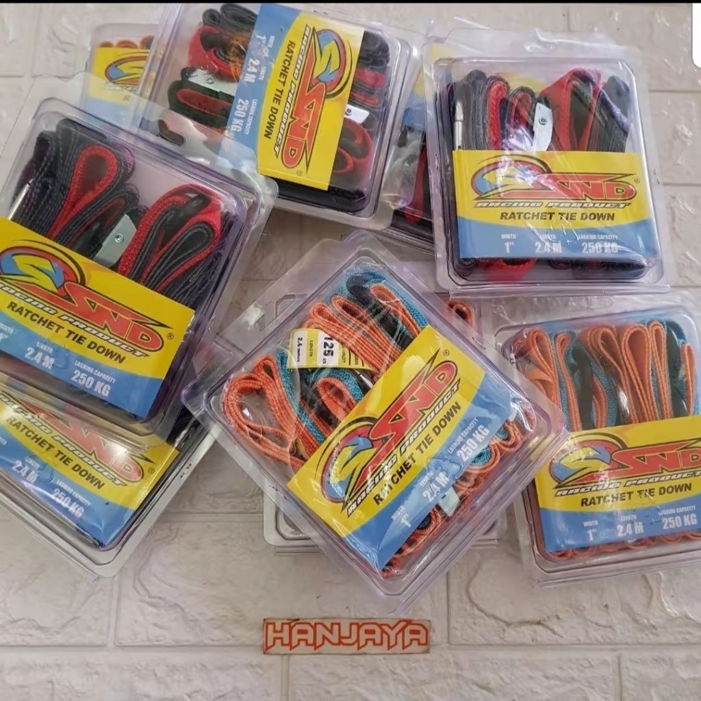 Tie down /tali pengikat mobil merk snd