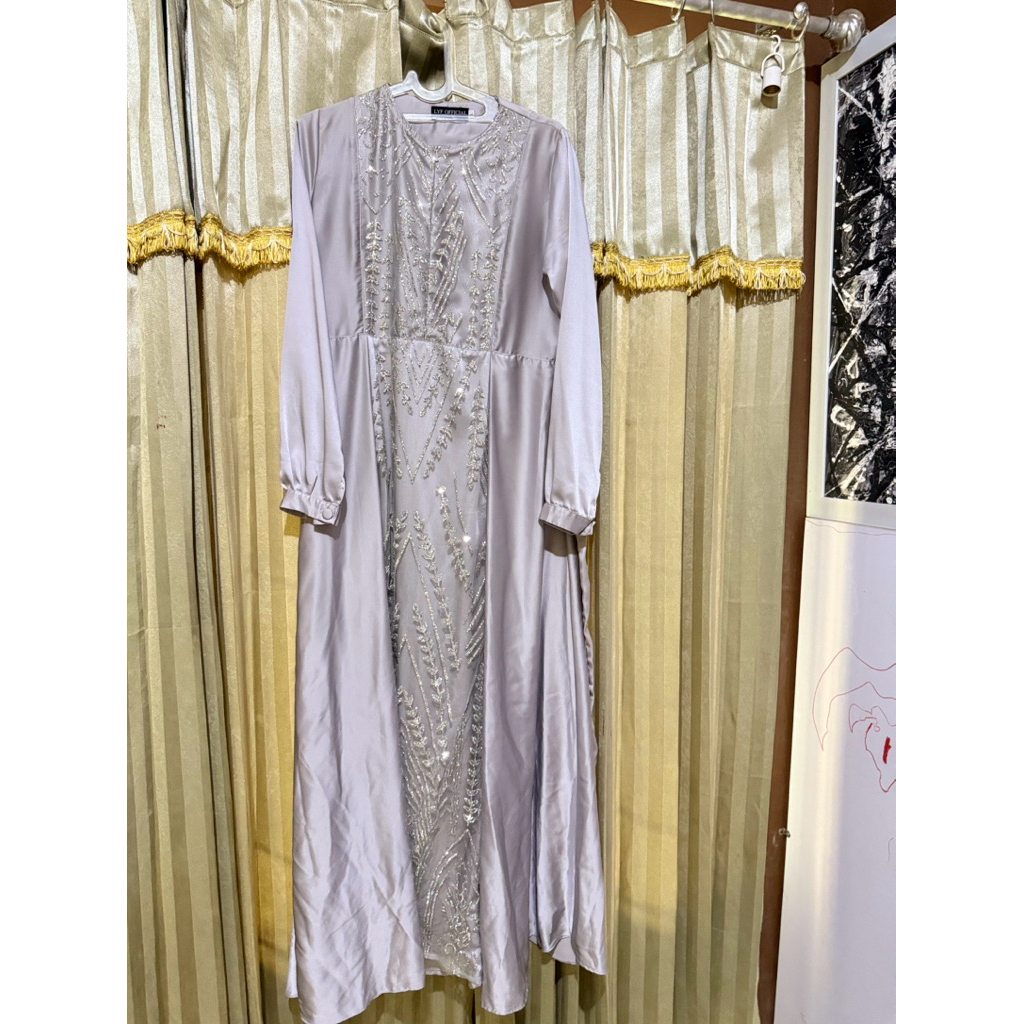 ONE SET GAMIS DRESS LYF OFFICIAL & HIJAB