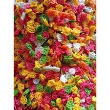 KERUPUK MAWAR MINI ANEKA WARNA TOPING SEBLAK KEMASAN 1 KG