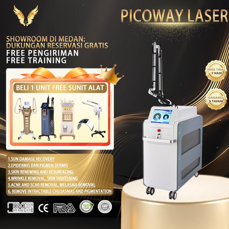 BELI 1UNIT FREE 5UNIT ALAT & Picoway laser picosecond beauty machine alat klinik kecantikan pico las