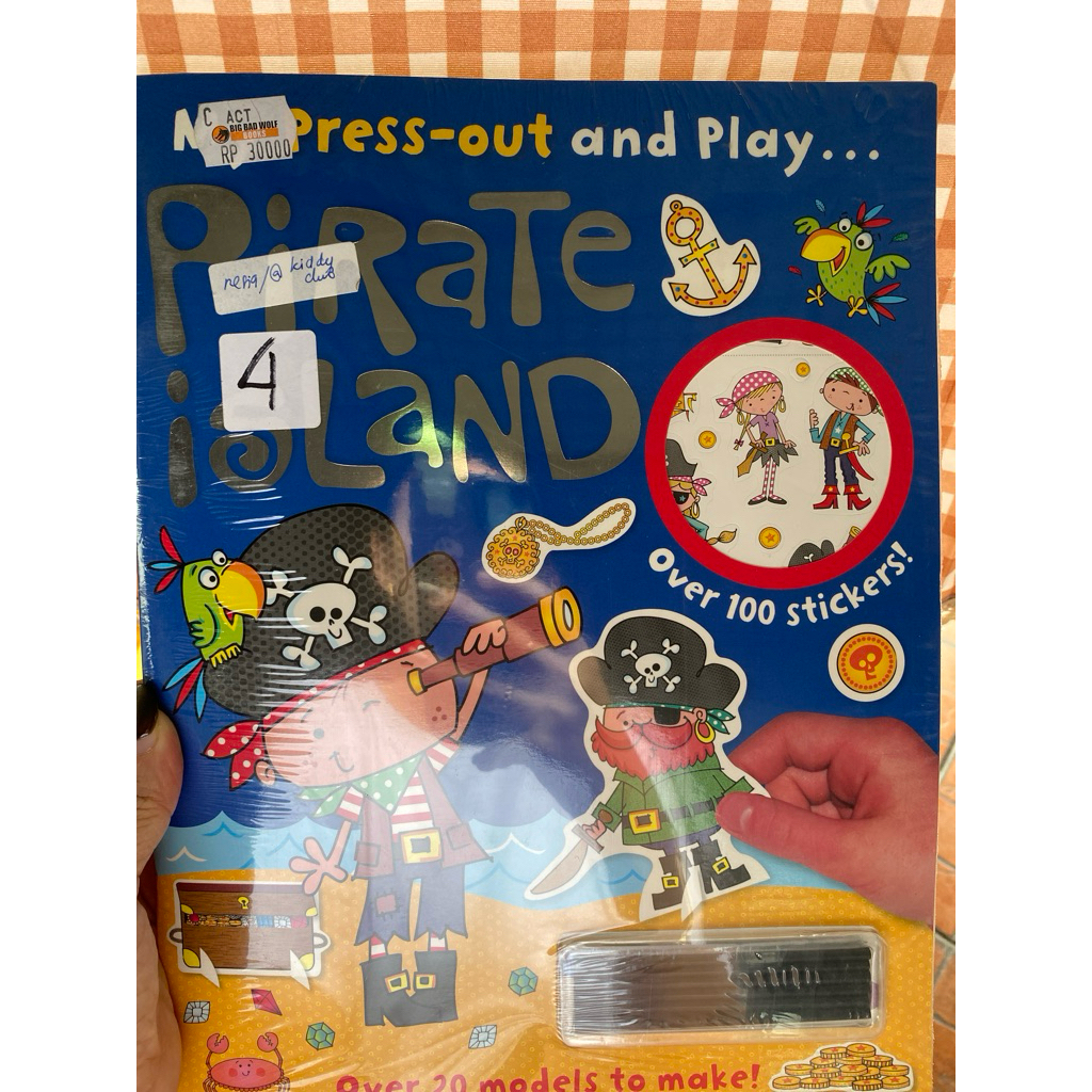 NEW - PRESS OUT AND PLAY / BUKU AKTIVITAS ANAK