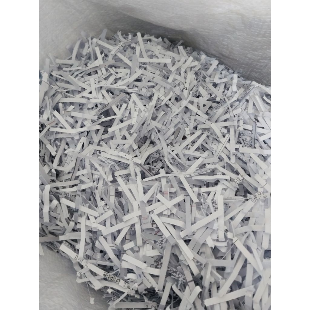 Kertas Cacah Bekas Shredded Paper