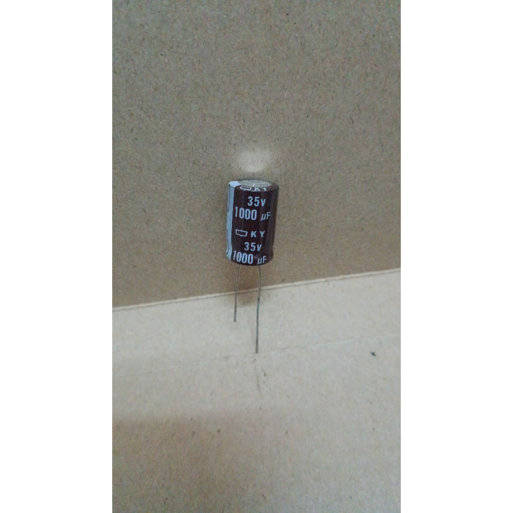 6286 kapasitor elco 1000uf 1000 uf 35v 35volt 35 volt 1.000uf 1000