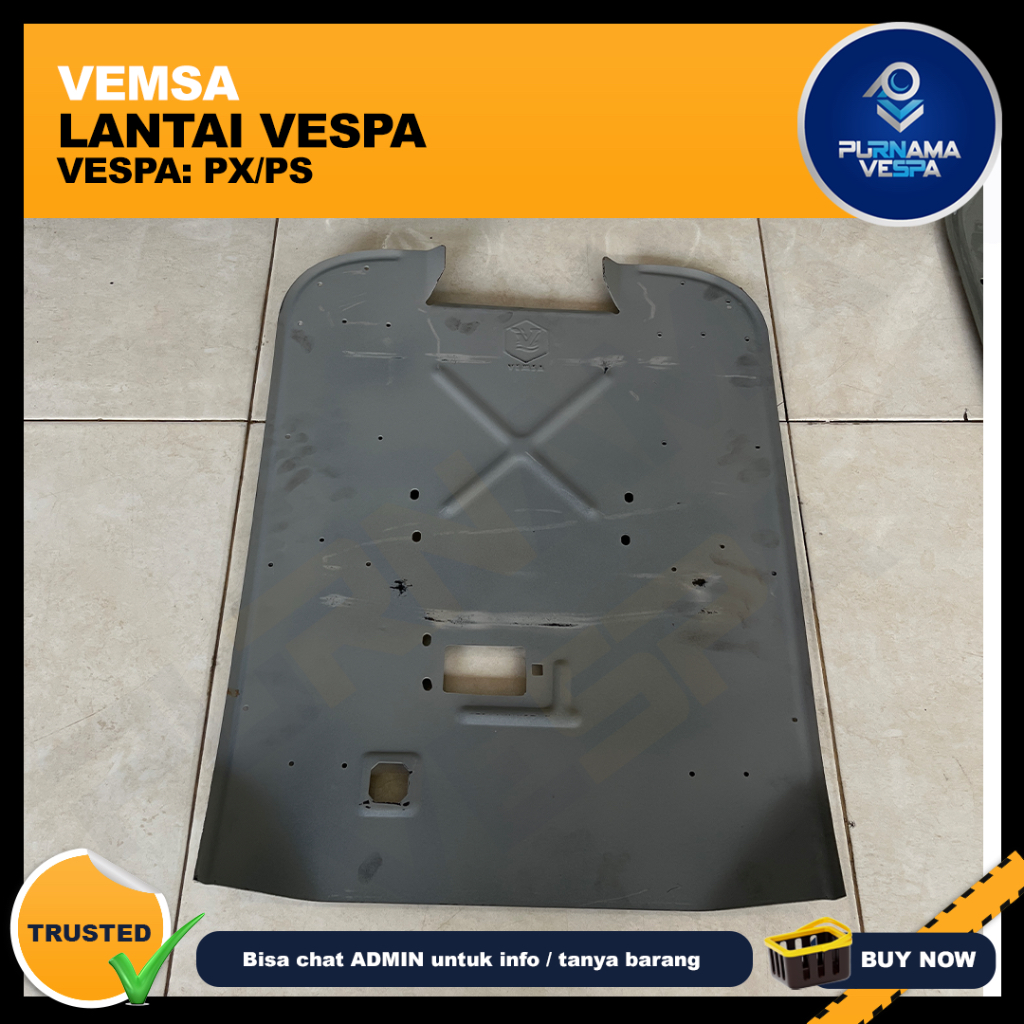 Dek Lantai Vespa PX PS (Merk: Vemsa, Shako)