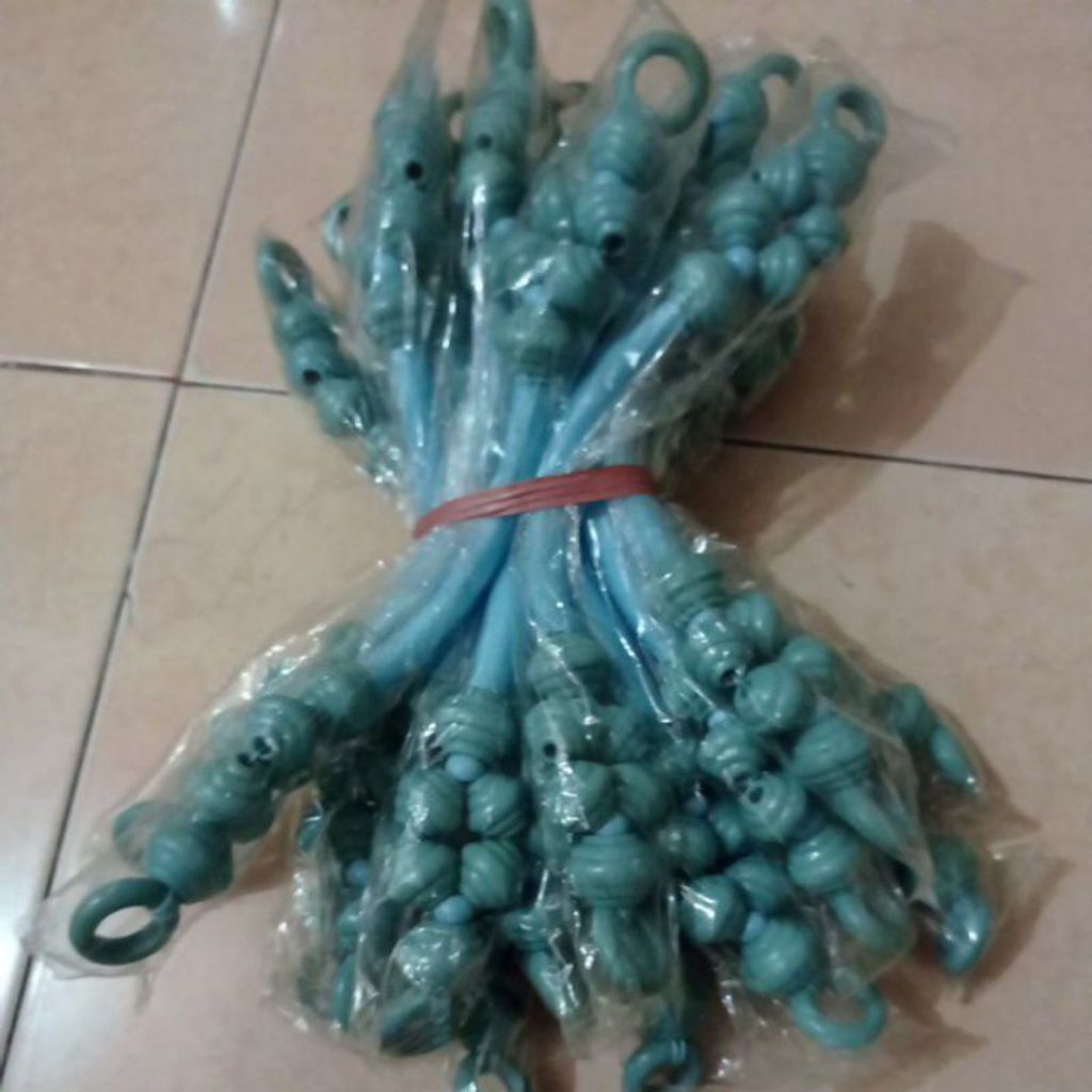 Gagang tas anggur ulir kayu / handle tas tali kur