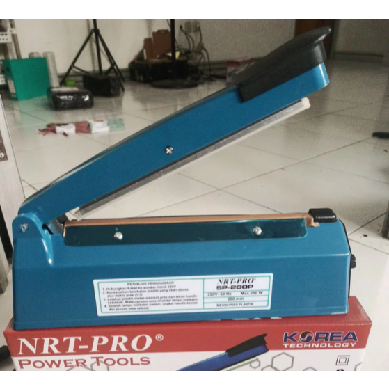 Mesin Pres Plastik 20cm model SP200P Bodi Plastik Impulse Sealer NRT-PRO / Impulse Sealer NRT Pro