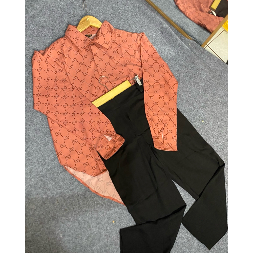 extu original jelina setelan celana extu/one set celana extu