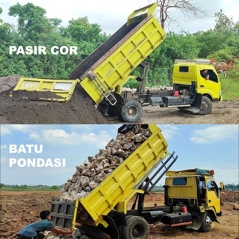 Material Konstruksi Batu Pondasi Pasir Cor Bangunan Tanah Urug Bahan Bangunan Material Bangunan A103