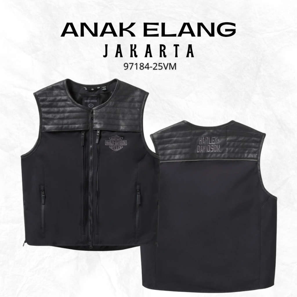 HARLEY-DAVIDSON® VEST-TEXTILE,UTILITY,BLACK