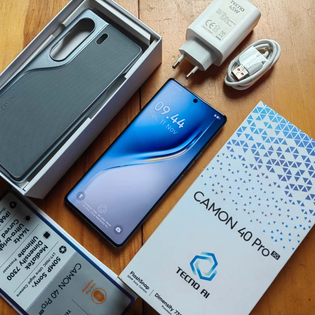 TECNO CAMON 40 PRO 5G SECOND 8/256GB HANDPHONE SECOND HP SEKEN HP BEKAS HP MURAH