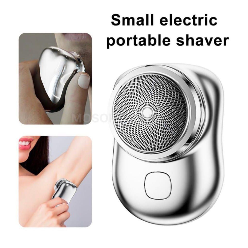 Alat Cukur Jenggot Elektrik Portable - Alat Cukur Kumis Mini Praktis - Alat Cukur Bulu Mini Elektrik