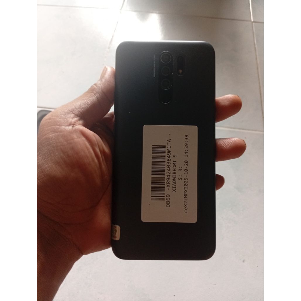 HP SECOND REDMI 9 ORIGINAL ram 4/64