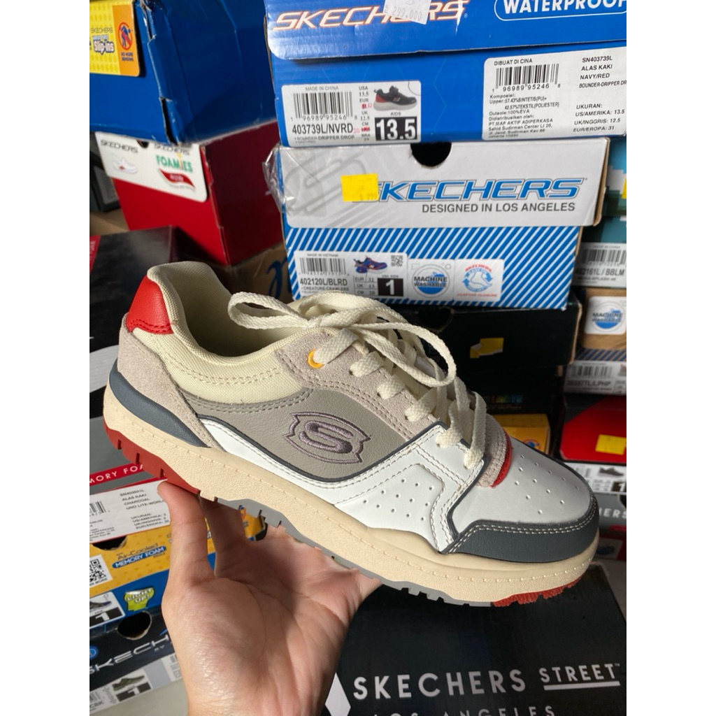 Sepatu skechers skx 406157 (Tali aktif)