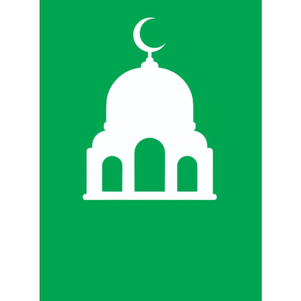 akrilik gambar masjid