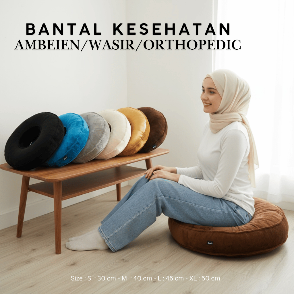 Bantal Kesehatan Premium - Bantal Ambeien - Bantal Therapy - Bantal Wasir - Bantal Orthopedic - Bant