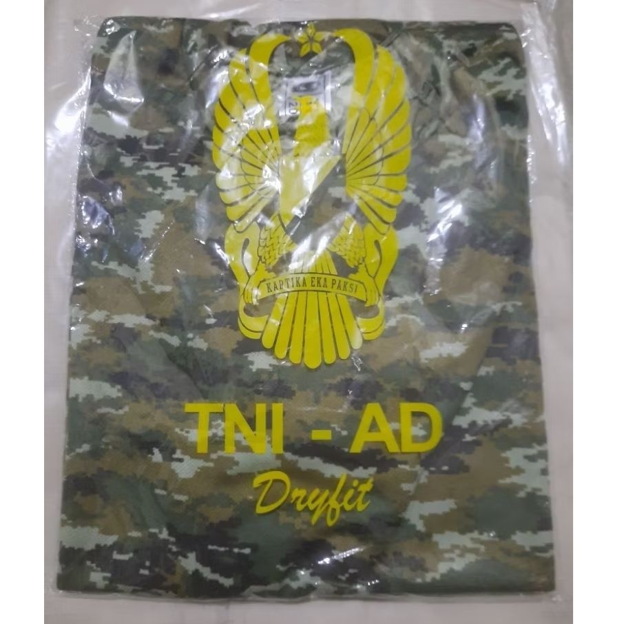 Kaos KASAD Terbaru 2025 - Kaos TNI Loreng NKRI Baru - Kaos Dryfit - Kaos Jersey - Kaos Loreng Tni AD