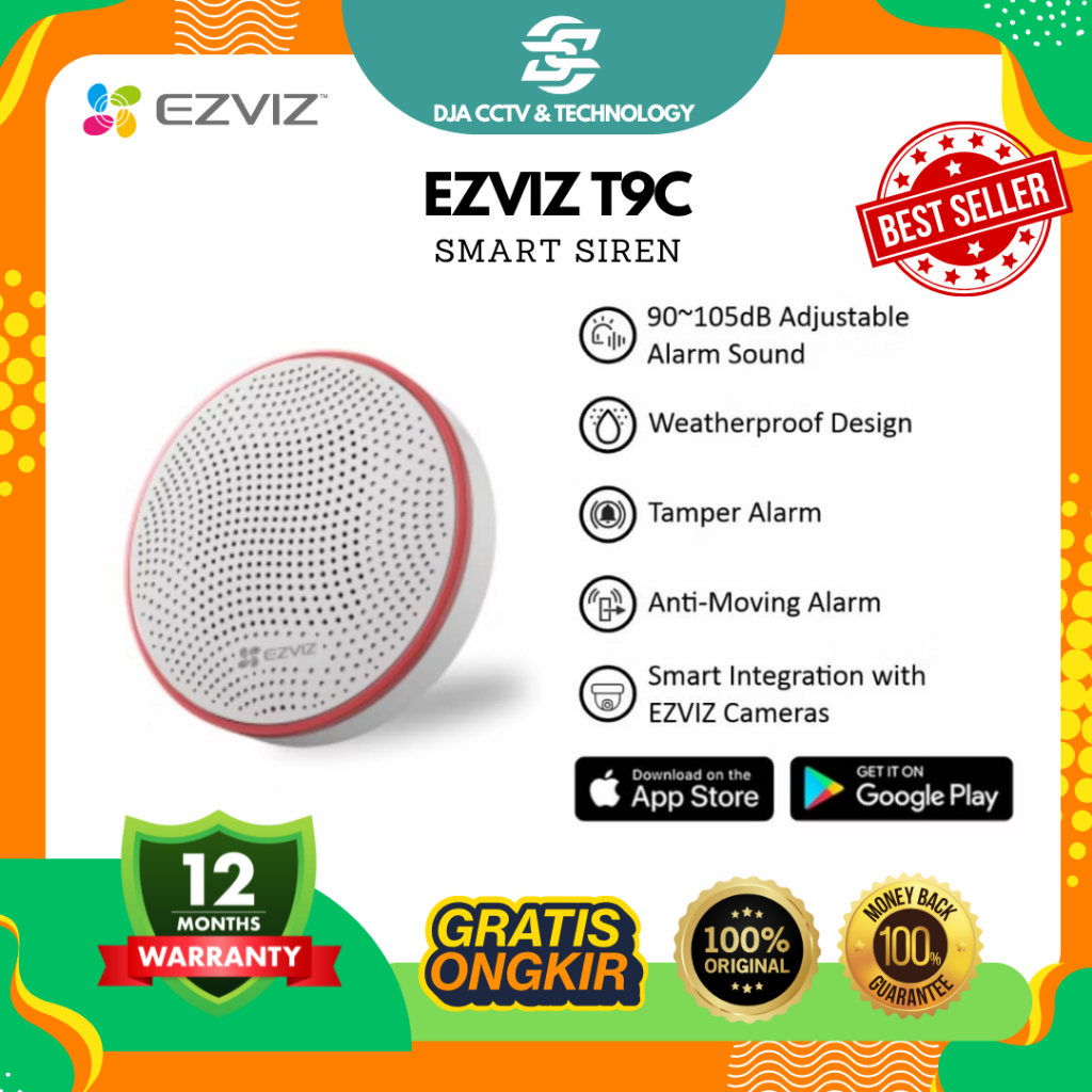 Ezviz T9C Smart Home Siren Alarm