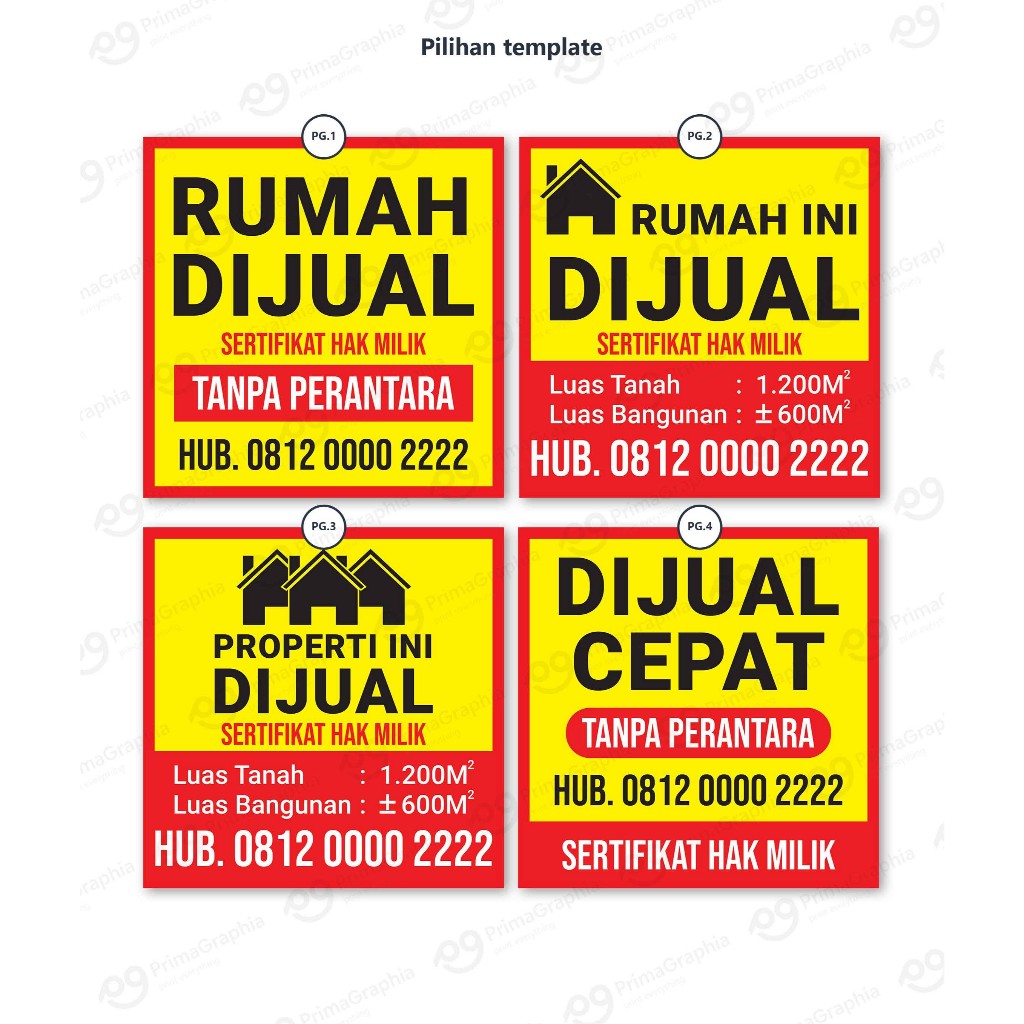 SPANDUK RUMAH DISEWA / SPANDUK RUMAH DIJUAL / BANNER RUMAH DIJUAL / DISEWA