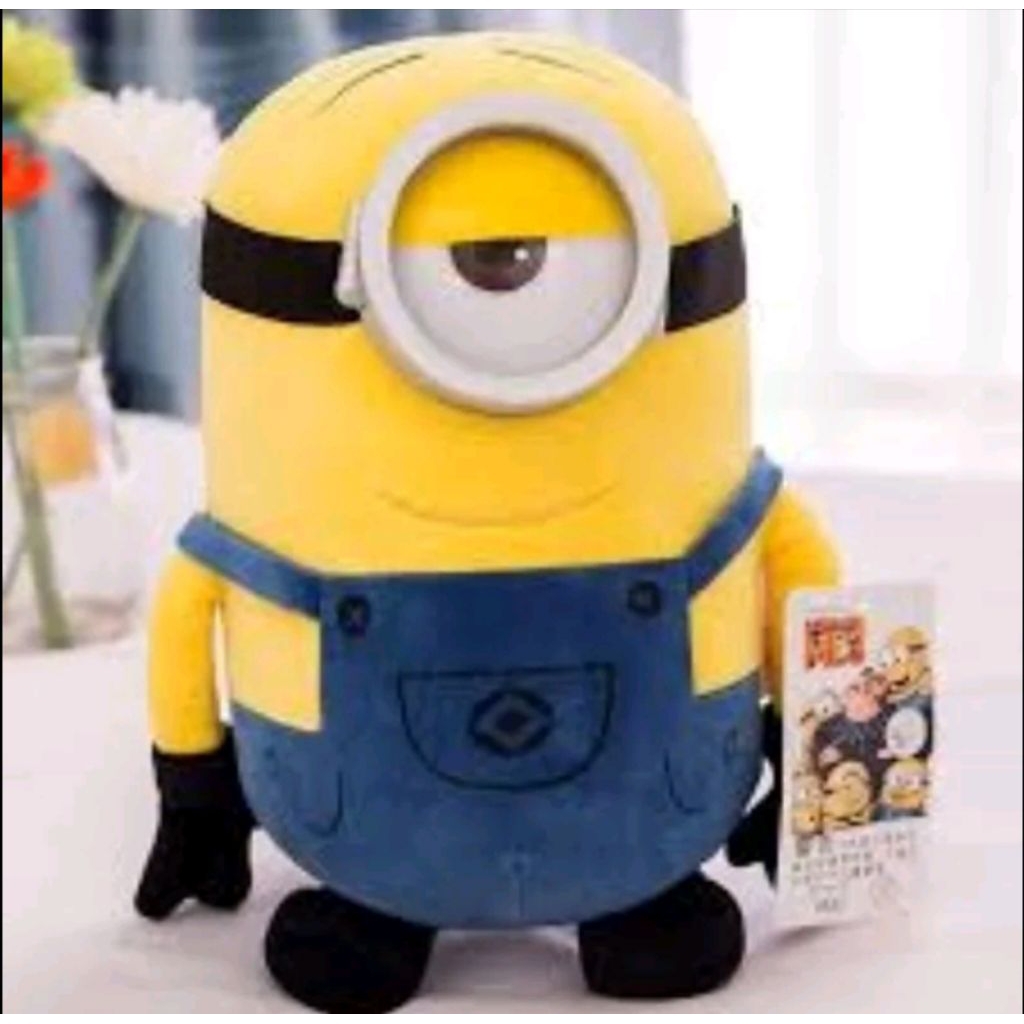 Boneka Minion Super jumbo 80 CM Matu satu Dan Mata dua