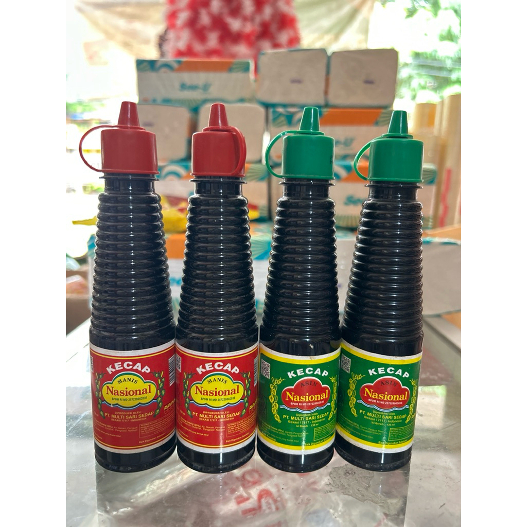Kecap Nasional Botol Kecap Manis & Kecap Asin 130 ml