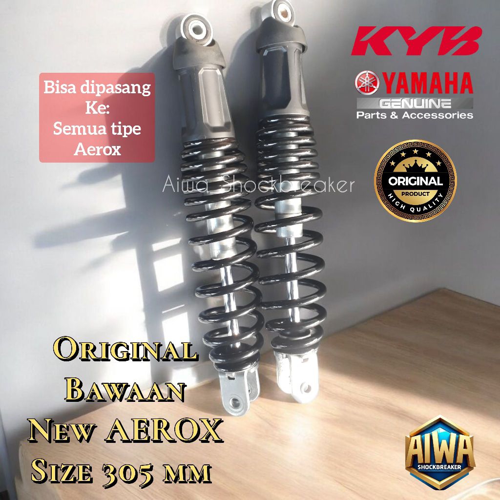 ORIGINAL KYB New Aerox ukuran 305 mm Shockbreaker Aerox