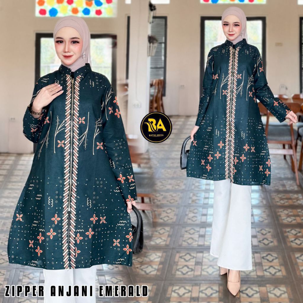 atasan batik tunik baju kantor seragam kerja guru dosen