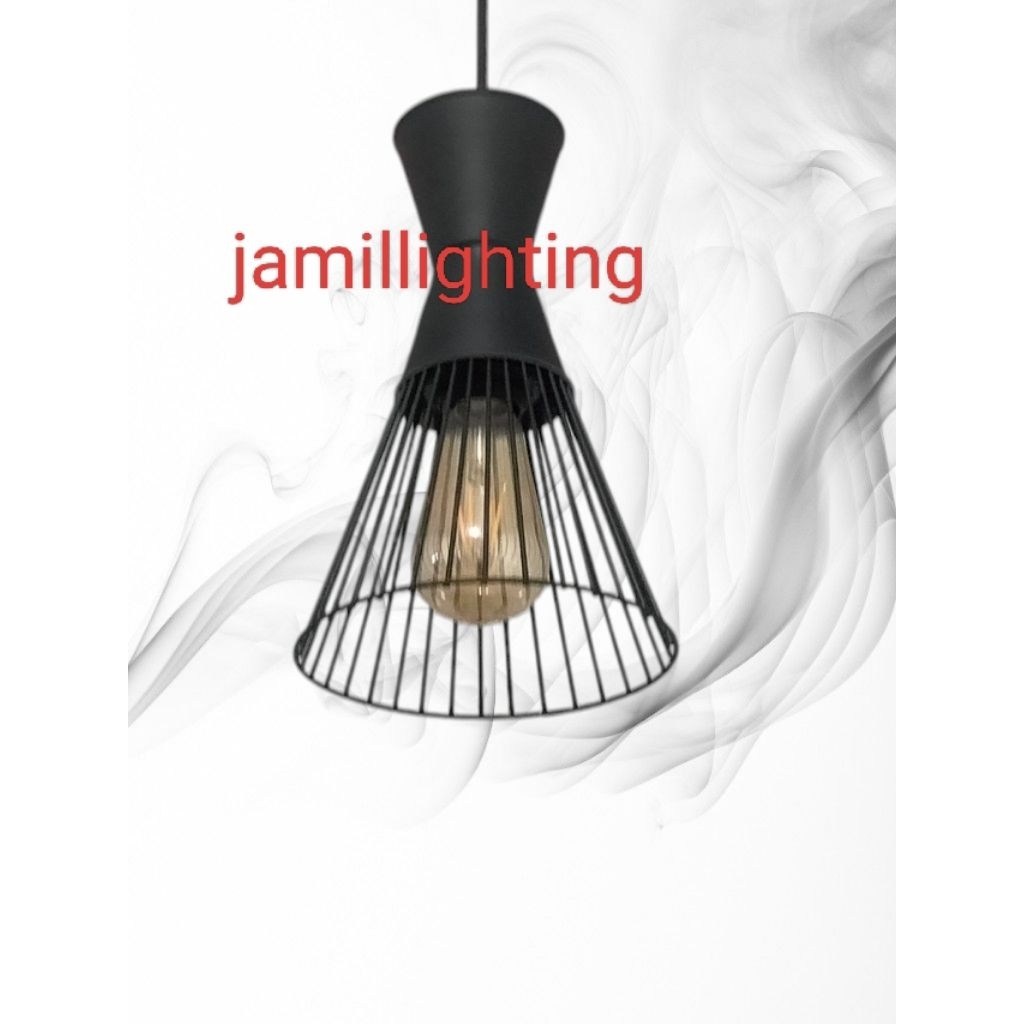 lampu gantung cafe mini bar industrial minimalis