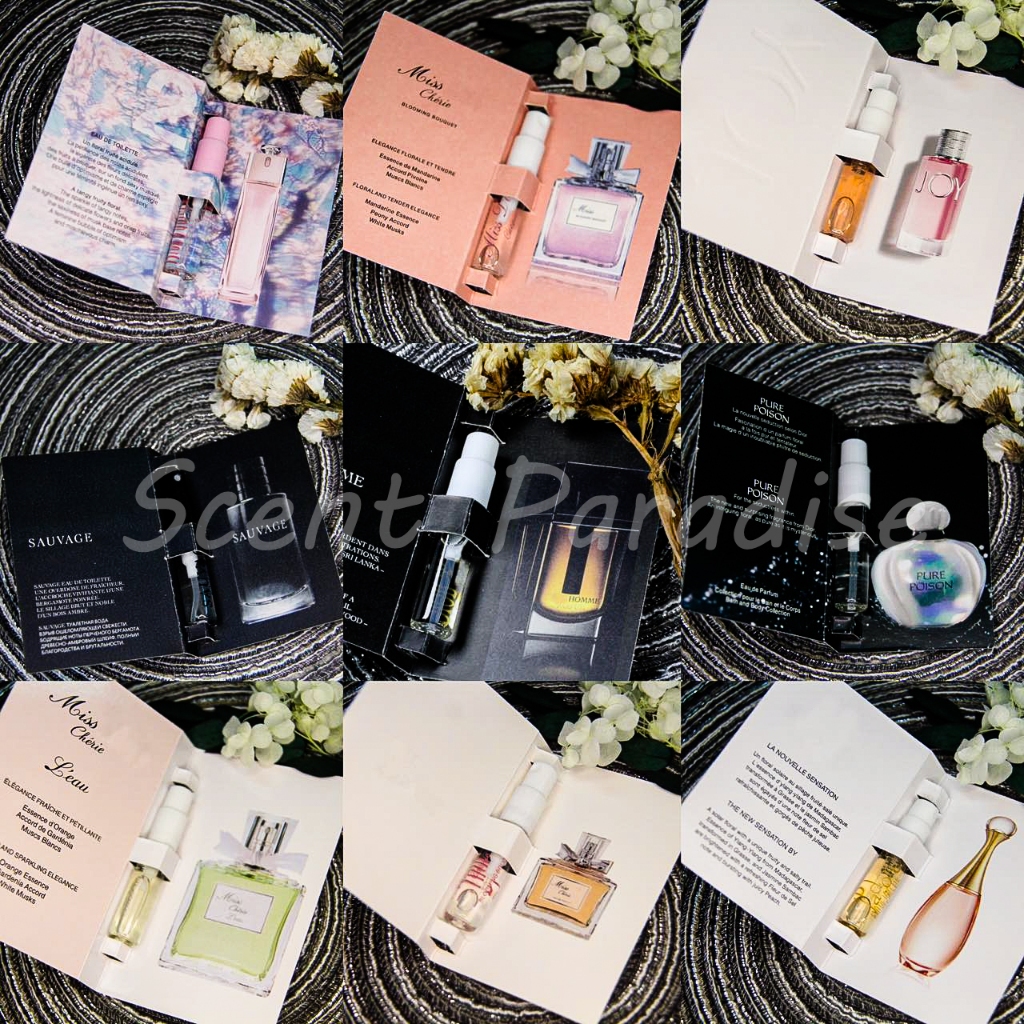 D Tester Parfum 1.5/2ml Wewangian Parfum Botol/Sampel Parfum/Vial Parfum Original