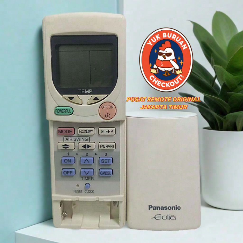 REMOTE REMOT AC PANASONI NATIONAL POWERFULL A75C2485 A75C2183 A75C2739 ORIGINAL ASLI
