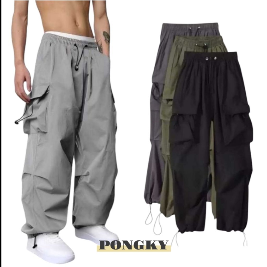Celana Cargo gombrong Pria Wanita untuk naik Gunung