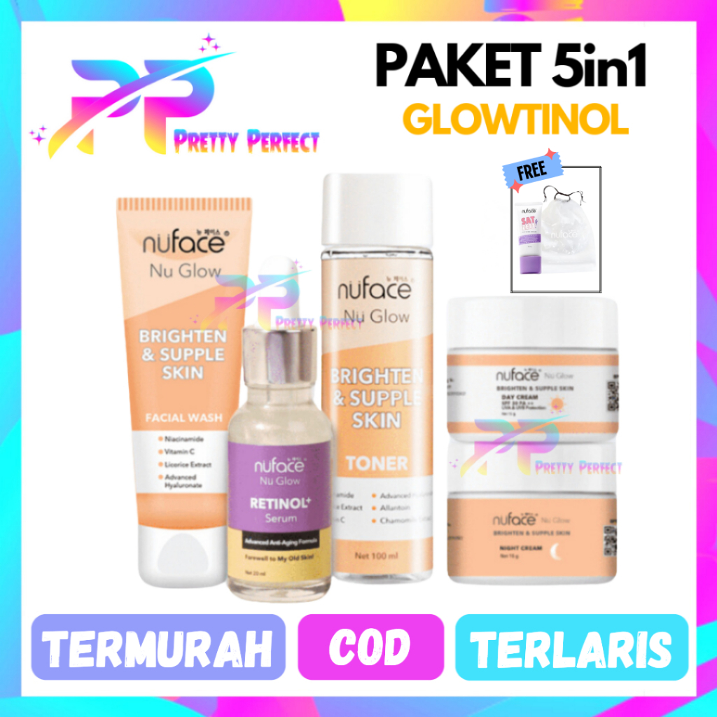 Nuface Nu Glow Paket 5in1 Glowtinol