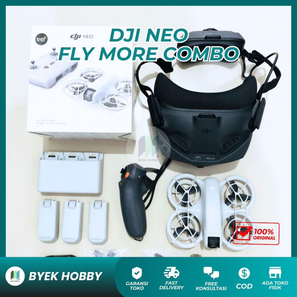 Original DJI Neo Fly More Combo (Drone Second Ultra Light 4K AI Camera)