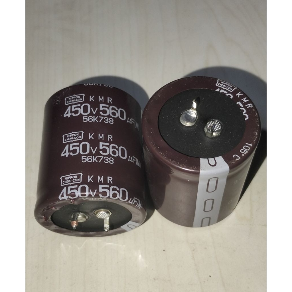 ELCO 450V 560UF T 4CM D 3.5CM BEKAS