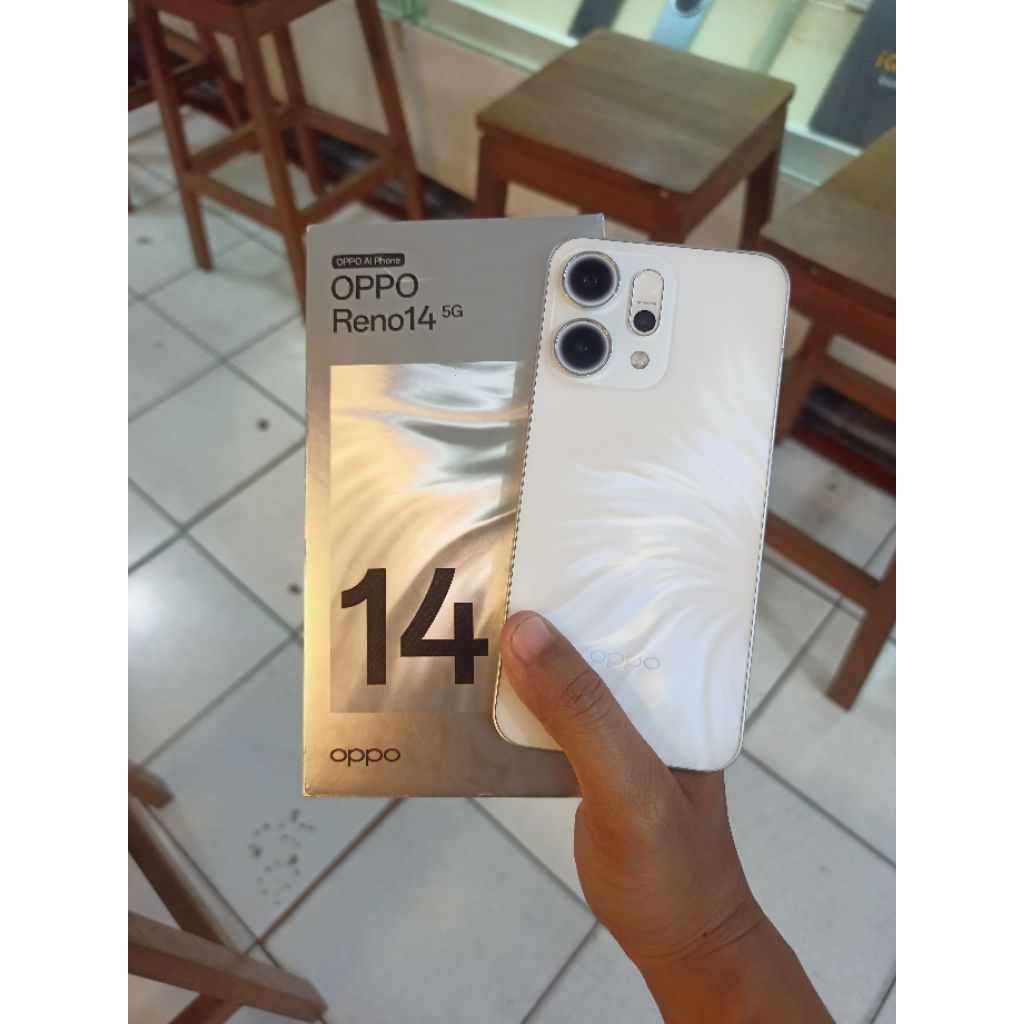 Jual Oppo Reno 14 5G Second Ram 12/256Gb Mulus Fullset Garansi Aktif