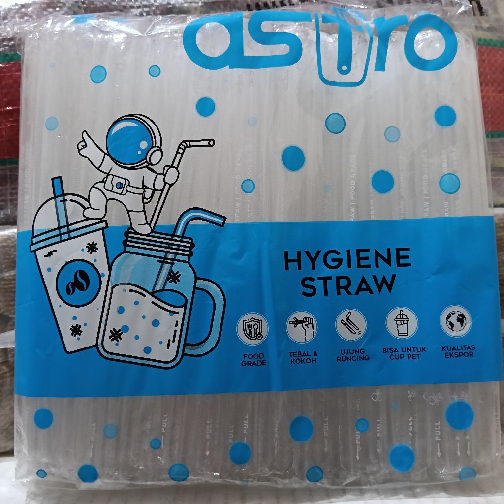 Sedotan Poci Hitam/ Bening/ Warna Steril, Sedotan Boba, Bubble, Sedotan Minuman